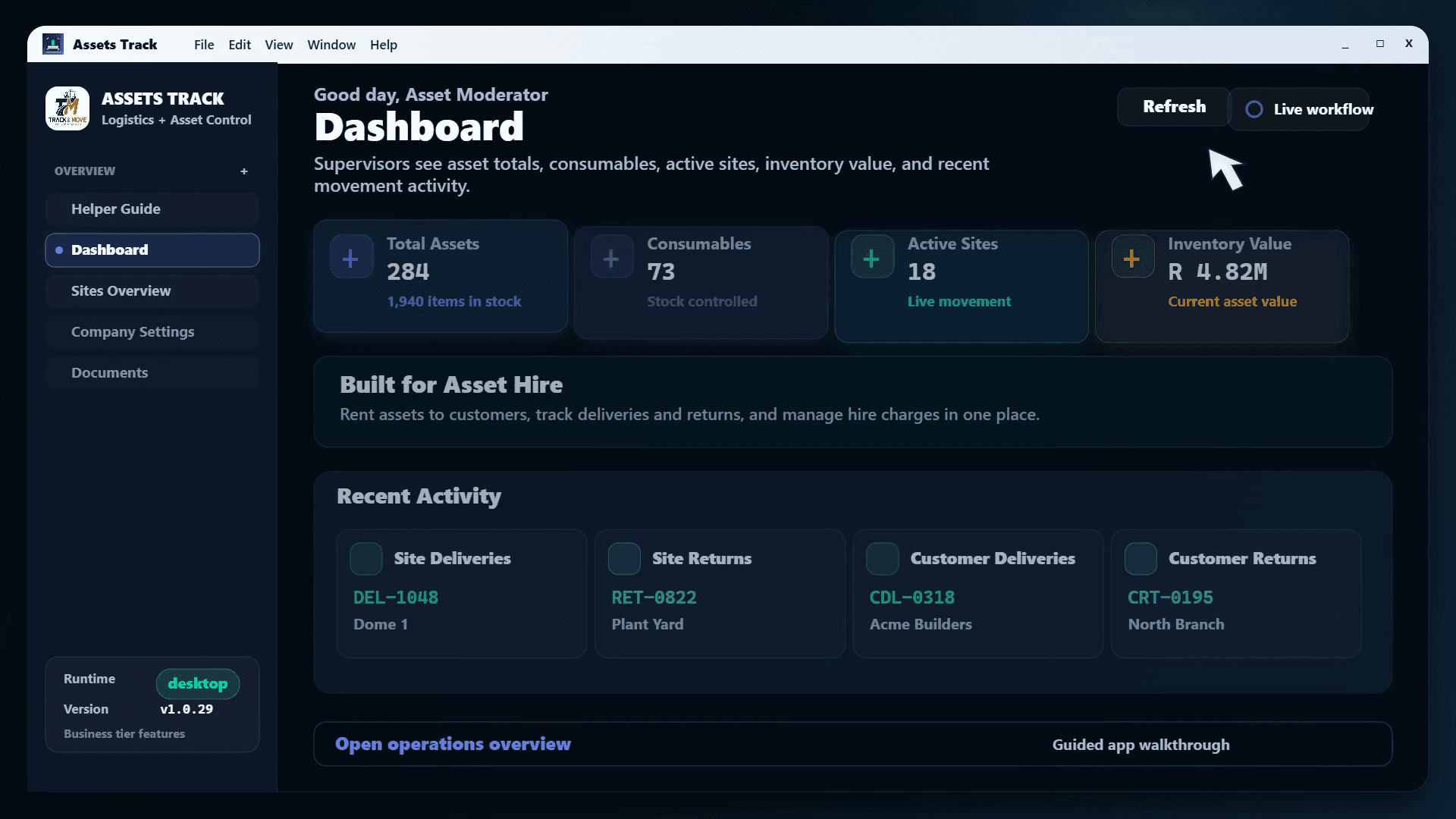 Assets Track